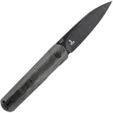 Kizer Cutlery Fiest XL Liner Lock Knife Micarta Handle 154CM Blade Extended Tang Pocket Clip For EDC Enthusiasts by Kizer Cutlery