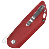 Kizer Cutlery Comfort Linerlock Knife Red Micarta 154CM EDC for Outdoorsmen Everyday Carry by Kizer Cutlery