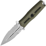 Kizer Cutlery Norcros Fixed Blade Knife With Nitro V Steel Olive G10 Glass Breaker Durable Full Tang Outdoor Enthusiasts by Kizer Cutlery