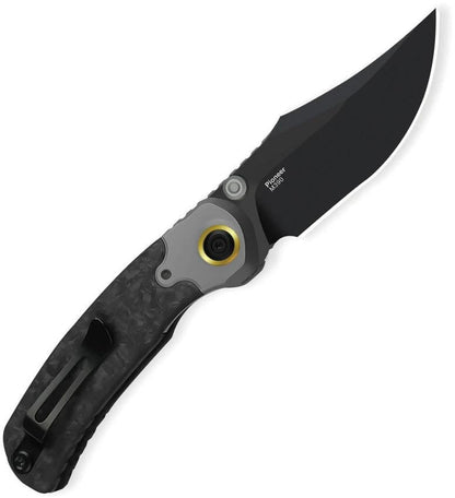 Kizer Cutlery Premium Pioneer Linerlock Knife With DLC Coated M390 Blade For EDC Enthusiasts by Kizer Cutlery