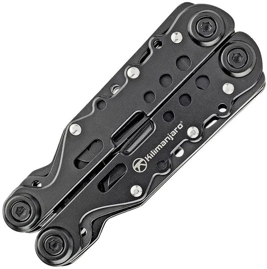 Kilimanjaro Ballast Multi-Tool Black 910053 - All Black Stainless Construction With Pliers Wire Cutter by Kilimanjaro