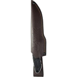 Kizlyar Aztec Fixed Blade D2 KK0042 - Full Tang With Black G10 Handle And Leather Sheath by Kizlyar
