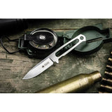 Kizlyar Sturm Mini Fixed Blade KK0146 - Compact One-Piece Knife With 2 Inch Satin AUS-8 Blade and Lanyard Hole by Kizlyar