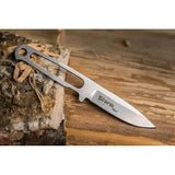 Kizlyar Sturm Mini Fixed Blade KK0146 - Compact One-Piece Knife With 2 Inch Satin AUS-8 Blade and Lanyard Hole by Kizlyar