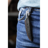 Kizlyar Sturm Mini Fixed Blade KK0146 - Compact One-Piece Knife With 2 Inch Satin AUS-8 Blade and Lanyard Hole by Kizlyar