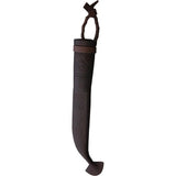 Kellam Wildwood Fixed Blade A6195 - Hammered Carbon Steel Blade With Full Tang And Birch Bark Handle by Kellam