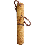 Kellam Pocket Fixed Blade Birch ATPV60R - Satin Finish Stainless Blade With Curly Birch Handle And Leather Spacers by Kellam