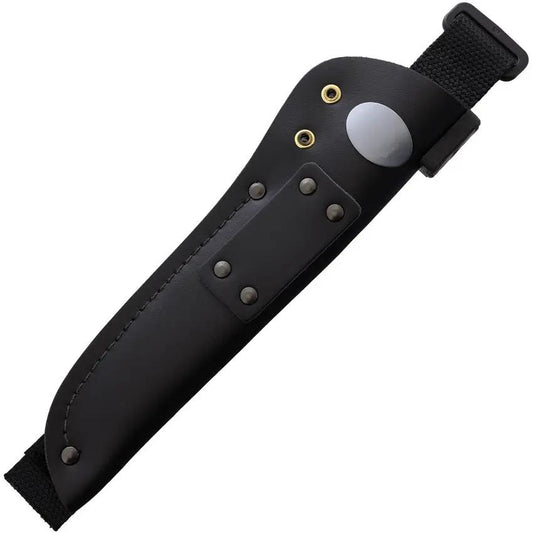 Kellam Ranger Puukko Leather Sheath JPM95 - Teflon Coated Carbon Steel Blade, Velcro Belt Loop by Kellam