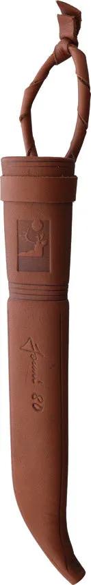 Kellam Jouni 80 Fixed Blade KLKPJ80 - Stainless Blade With Arctic Birch Handle And Brown Leather Belt Sheath by Kellam