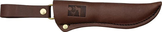 Kellam Hawk KRH3 - 3 Inch Carbon Steel Blade With Stained Curly Birch Handle Brass Guard And Pommel by Kellam