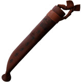 Kellam Tundra Puukko Whittler KT23VI Birch Handle Reindeer Horn Pommel Leather Sheath - 4 Inch Carbon Steel Blade by Kellam