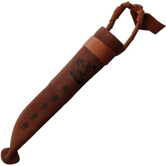 Kellam Tundra Whittler KT23V - Carbon Steel Blade With Curly Birch Handle And Reindeer Horn Pommel by Kellam