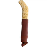 Kellam Tundra Puukko KT23W - 7.75 Inch Overall Carbon Steel Blade With Curly Birch And Reindeer Antler Handle by Kellam