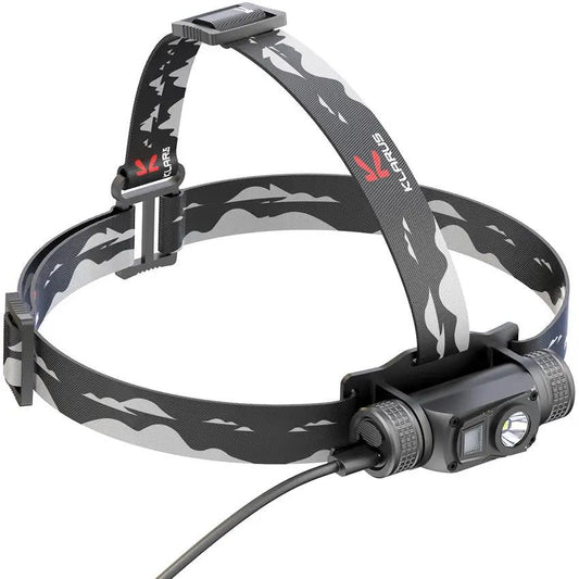 Klarus HL1 Headlamp Water Resistant Rechargeable 1200 Lumen Turbo For Outdoor Adventurers by Klarus