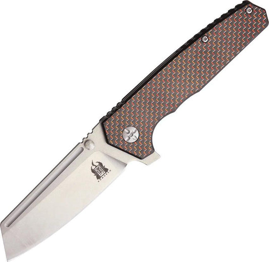 Komoran Linerlock Red Carbon Fiber QRFEB01 / KO021 by Komoran