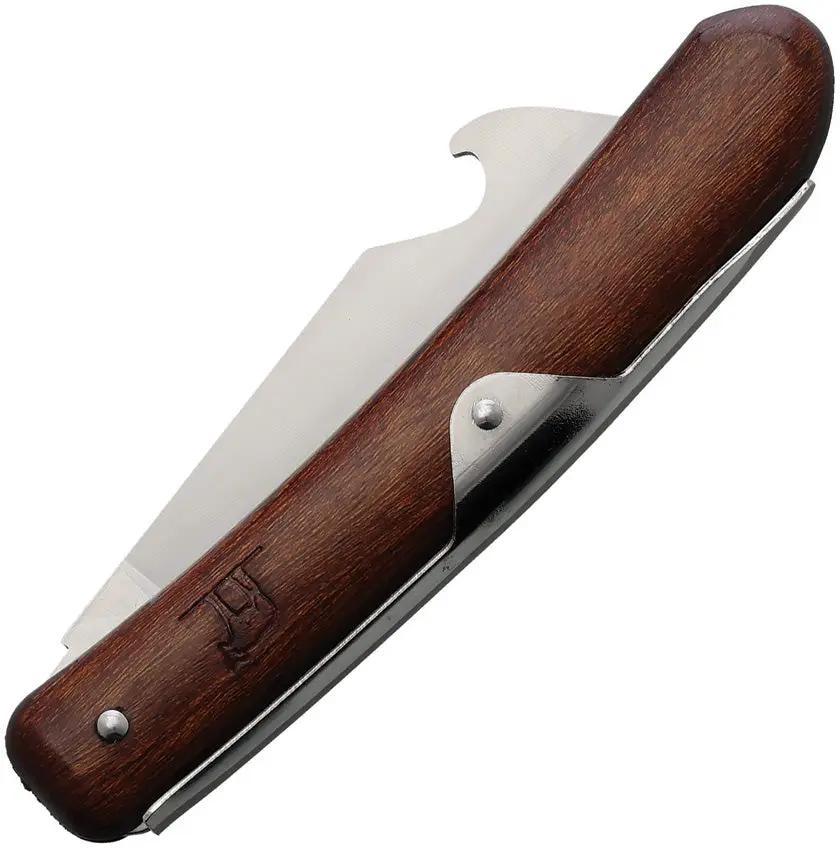 Okapi Biltong And Beer Folder - 4.5in Closed With 3in Satin Bohler N690 Blade And Bottle Opener by Okapi