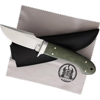 Komoran Fixed Blade Green Micarta KO026 by Komoran