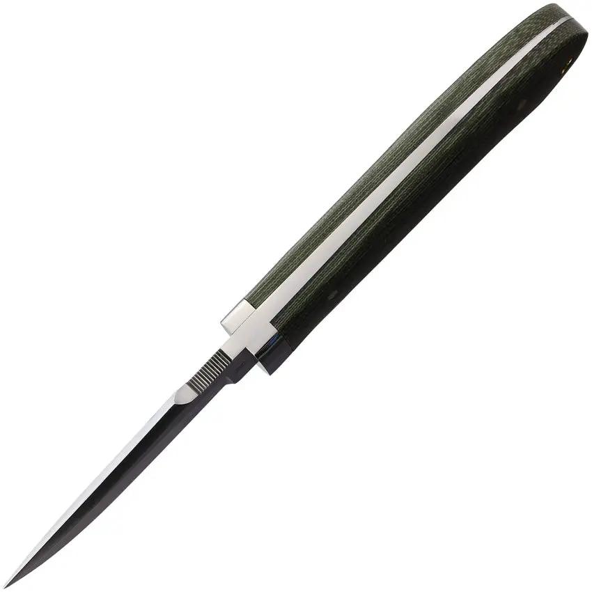 Komoran Fixed Blade Green Micarta KO026 by Komoran