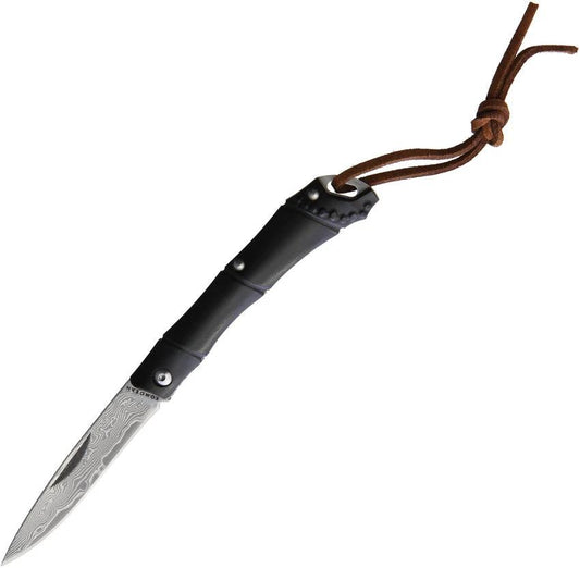 Komoran Bamboo Damascus Folder BF210637 by Komoran