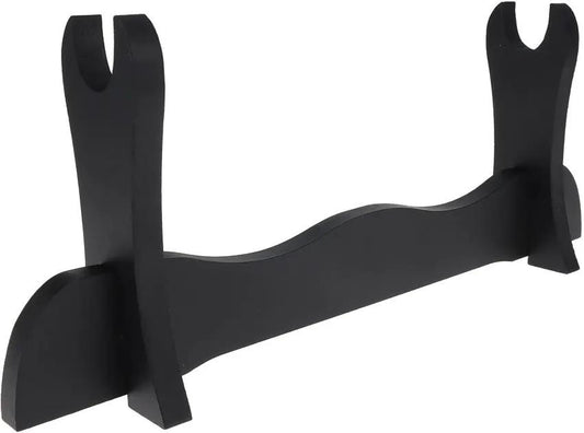 Komoran Sword Stand KO043 RZ-WOOD - Black Finished Premium Wooden Display Holds One Sword by Komoran