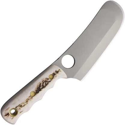 Knives Of Alaska Brown Bear Fixed Blade Stag Knife 00002FG - Full Tang D2 Bead Blast Blade Stag Handle Lanyard Hole by Knives Of Alaska
