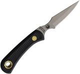 Knives Of Alaska Cub Bear Suregrip Black 00006FG - D2 Tool Steel Bead Blast Blade Full Tang Lanyard Hole by Knives Of Alaska