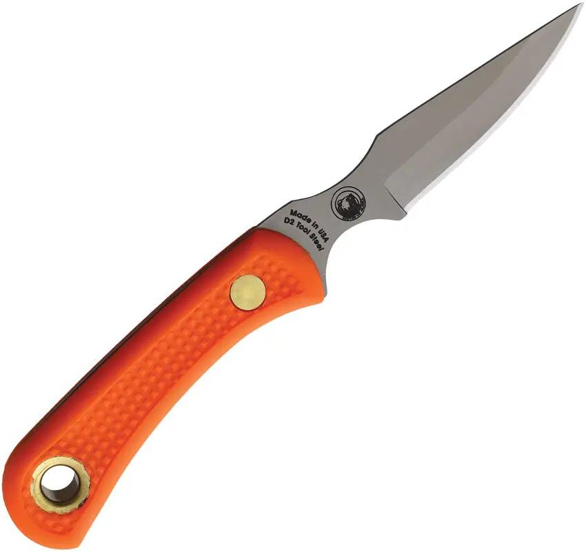 Knives Of Alaska Cub Bear SureGrip Orange 00008FG Full Tang D2 Tool Steel Bead Blast Blade by Knives Of Alaska