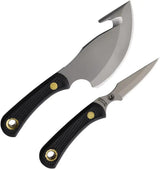 Knives Of Alaska Light Hunter And Cub Combo - Bead Blast D2 Blade Full Tang With Black SureGrip Handle And Lanyard Hole by Knives Of Alaska