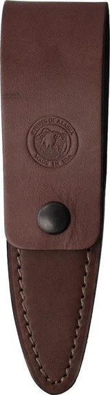 Knives Of Alaska Cub Bear MagnaCut Orange - Full Tang Knife With SureGrip Handle And Leather Belt Sheath by Knives Of Alaska