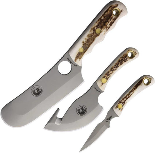 Knives Of Alaska Triple Combo Stag 00031FG by Knives Of Alaska