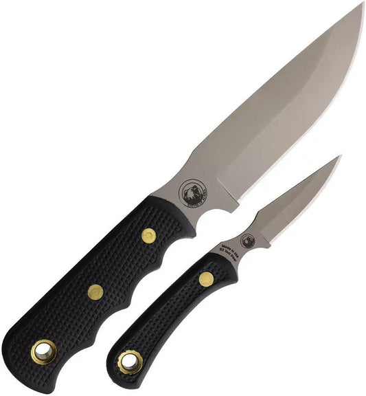 Knives Of Alaska Bush Camp Cub Suregrip - Bead Blast D2 Tool Steel Blades With Black SureGrip Handle by Knives Of Alaska