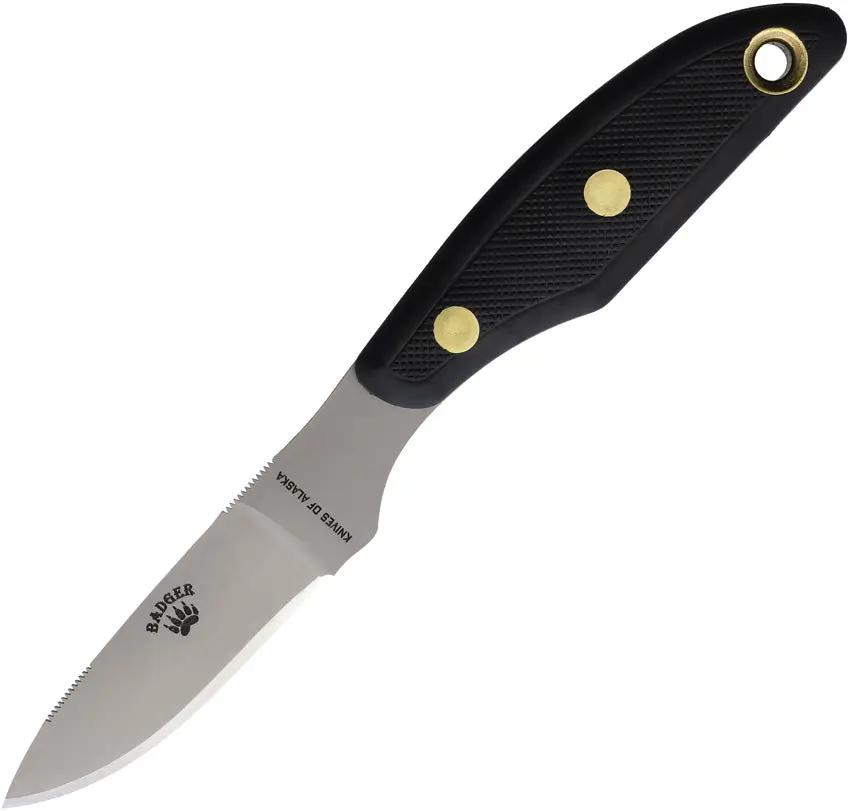 Knives Of Alaska Badger Fixed Blade Blk SG 00040FG by Knives Of Alaska