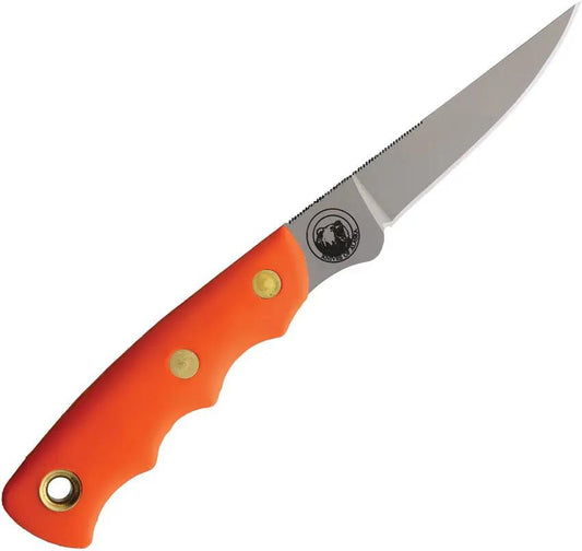 Knives Of Alaska Jaeger Suregrip Orange 00114FG - Bead Blast D2 Blade Full Tang Orange Grip by Knives Of Alaska