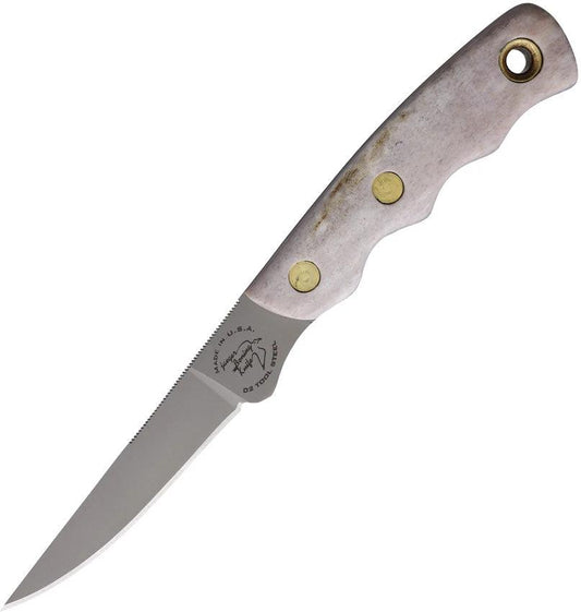 Knives Of Alaska Jaeger Fixed Blade Stag 00115FG by Knives Of Alaska