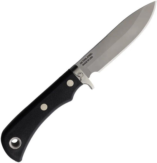 Knives Of Alaska Magnum Alaskan Black 00157FG - Bead Blast D2 Blade With SureGrip Handle, Full Tang by Knives Of Alaska
