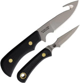 Knives Of Alaska Whitetail Guthook And Cub Combo - Bead Blast D2 Tool Steel Blade, Black SureGrip, Full Tang by Knives Of Alaska