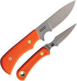 Knives Of Alaska Trekker Elk Hunter Cub Combo 00201FG - Bead Blast D2 Blade With Orange SureGrip Full Tang by Knives Of Alaska