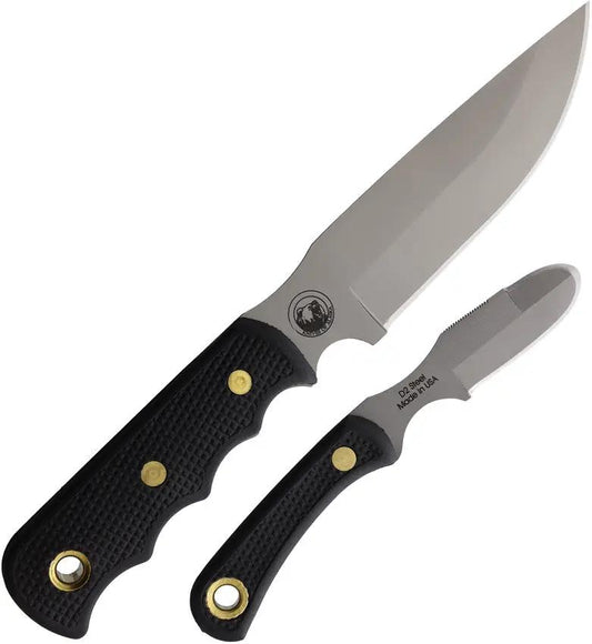 Knives Of Alaska Bush Camp Muskrat SureGrip 00307FG - Full Tang D2 Tool Steel Blades With Satin Finish by Knives Of Alaska