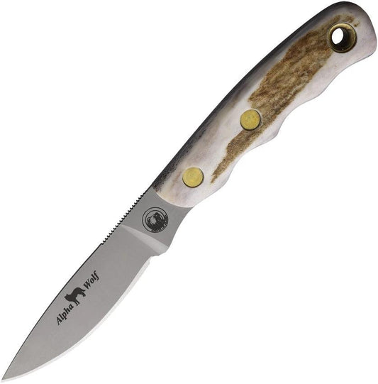 Knives Of Alaska Alpha Wolfe D2 Stag 00327FG by Knives Of Alaska