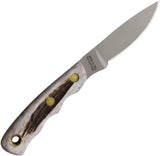 Knives Of Alaska Alpha Wolfe D2 Stag - Rugged Bead Blast D2 Tool Steel Blade For Extreme Field Use by Knives Of Alaska
