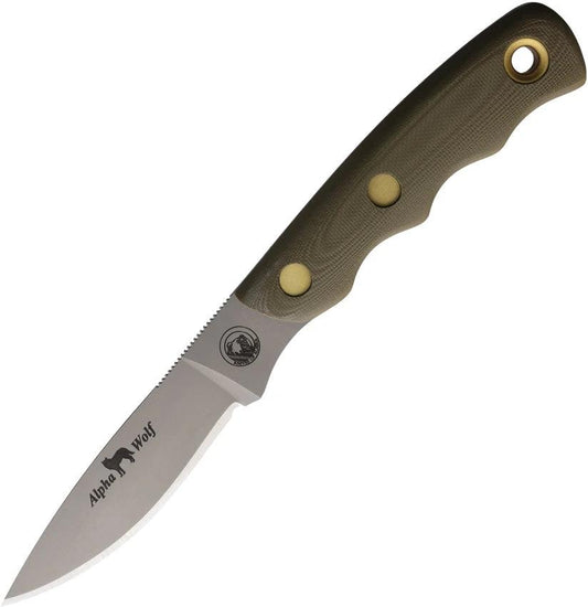 Knives Of Alaska Alpha Wolfe D2 OD G10 00330FG by Knives Of Alaska