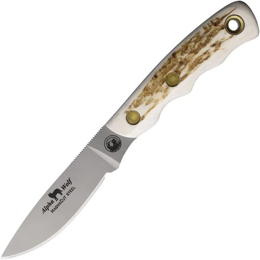 Knives Of Alaska Alpha Wolf Magnacut Stag 00332FG by Knives Of Alaska