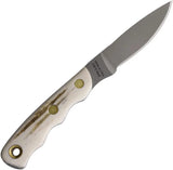 Knives Of Alaska Alpha Wolfe S30V Stag 00346FG - 8in Overall Bead Blast Stainless Blade Full Tang by Knives Of Alaska