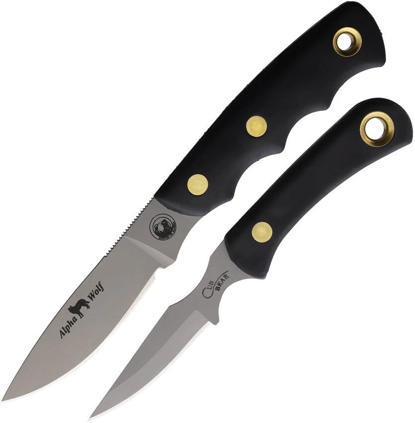 Knives Of Alaska Alpha Wolf/Cub Combo SureG 00358FG by Knives Of Alaska
