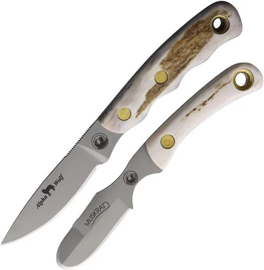 Knives Of Alaska Alpha Wolfe/Muskrat Combo 00363FG by Knives Of Alaska