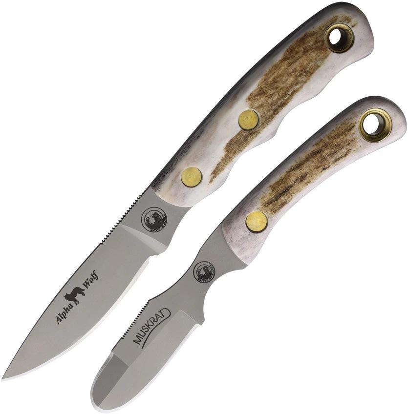 Knives Of Alaska Alpha Wolfe/Muskrat Combo 00371FG by Knives Of Alaska