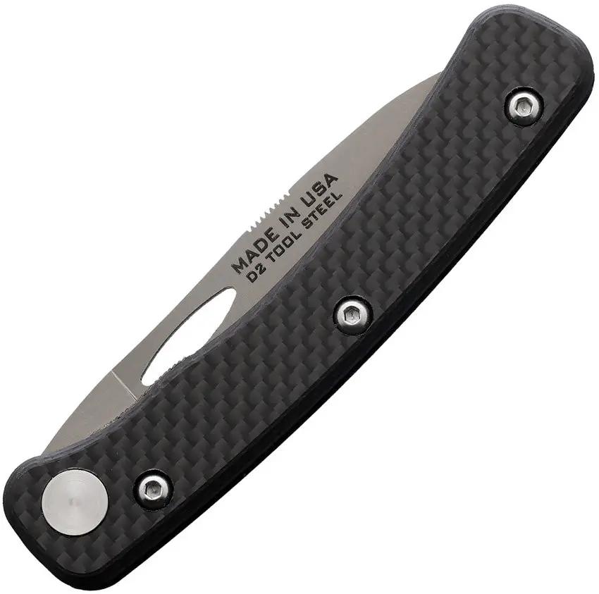 Knives Of Alaska Hunter Linerlock CF 00394FG - Carbon Fiber Handle, D2 Tool Steel Blade by Knives Of Alaska