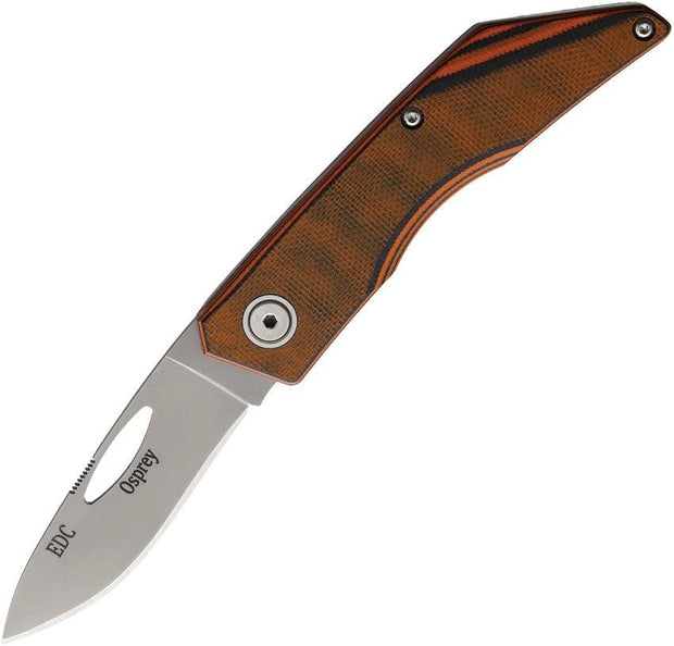 Knives Of Alaska Osprey Slip Joint Orange/Black 00415FG by Knives Of Alaska