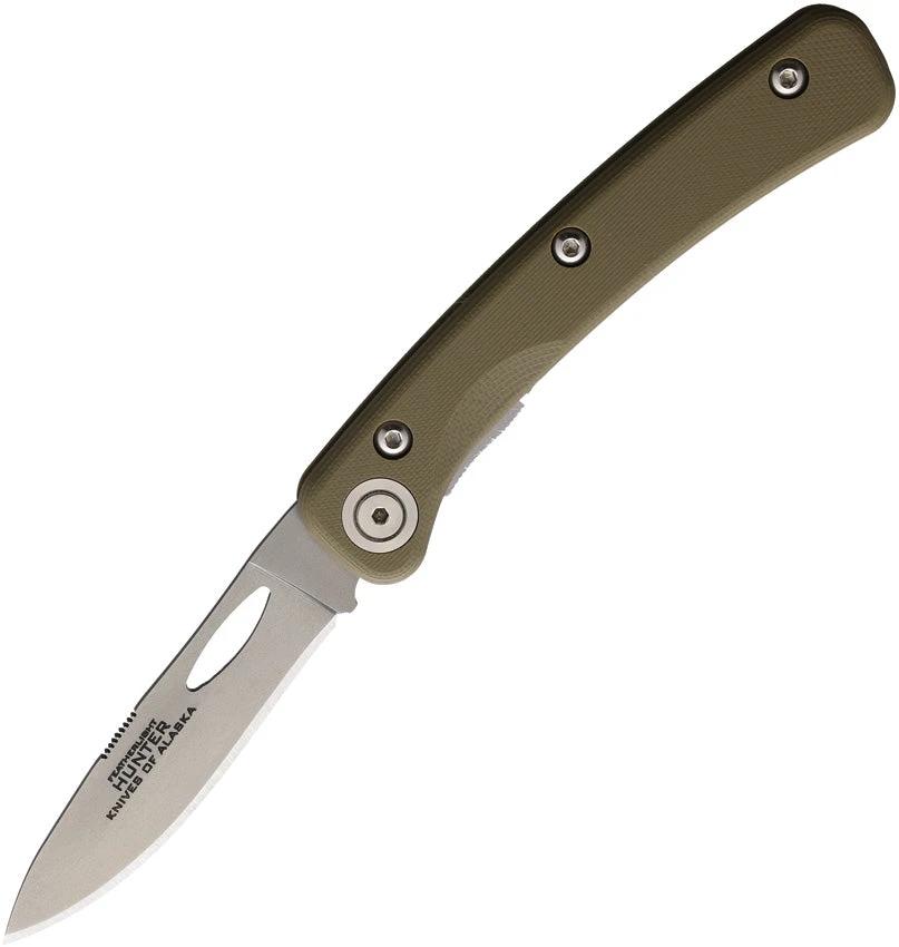 Knives Of Alaska Hunter Linerlock G10 OD 00452FG by Knives Of Alaska