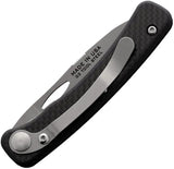 Knives Of Alaska Hunter Linerlock Carbon Fiber 00454FG - D2 Blade Bead Blast Finish 4.25in Closed by Knives Of Alaska